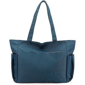 Women's Navy Large Purse Tote Bag Lightweight Handbag Satchel Shoulder Bag